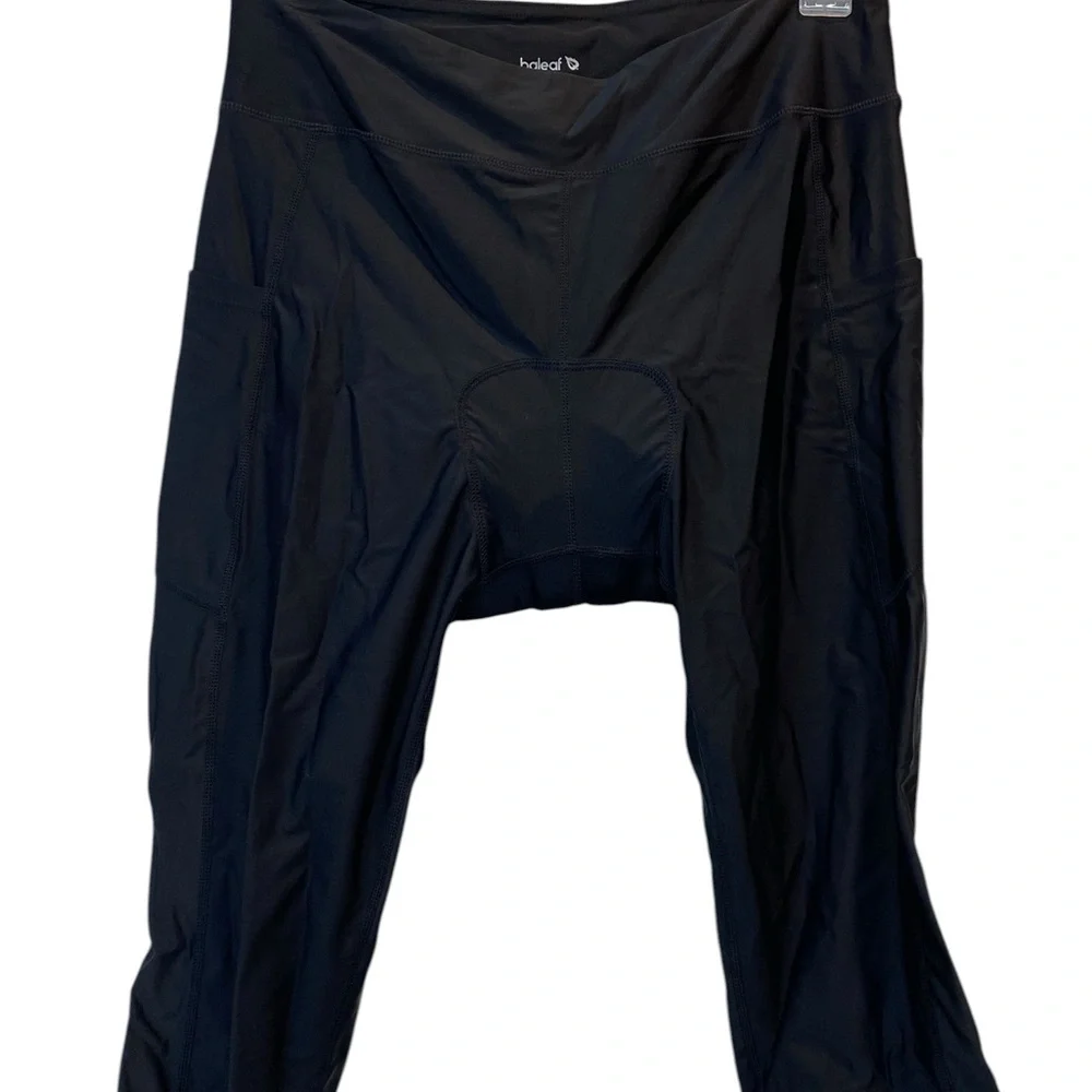 BALEAF Women XL Bike Shorts Black 4D Padded Cycling Spinning Road Bike NWT